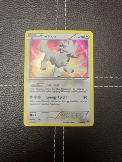 Pokemon TCG - Furfrou - 114/146 - XY Base Set - LP Holo Rare (2014) - Image 1