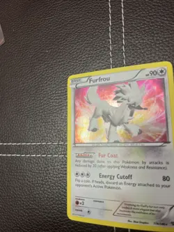 Pokemon TCG - Furfrou - 114/146 - XY Base Set - LP Holo Rare (2014) - Image 2