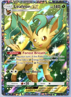 Pokemon TCG Pocket Leafeon Ex 2 Star Virtual - Image 1