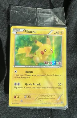 Pokemon TCG Pikachu - Toys R Us Holo Promo - 26/83 - Sealed - Image 1