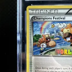2013 POKEMON BLACK STAR PROMOS - WORLD CHAMPS #BW95 CHAMPIONS FESTIVAL CGC 8 - Image 2