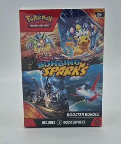 Pokemon TCG Scarlet & Violet Surging Sparks Booster Bundle - 6 Sealed Packs - Image 1