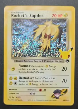 2021 Pokemon Celebrations Classic Collection #15 Rocket’s Zapdos - Image 1