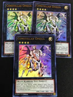 YUGIOH CONSTELLAR OMEGA MP14-EN059 1ST ULTRA X3 (NM) - Image 1