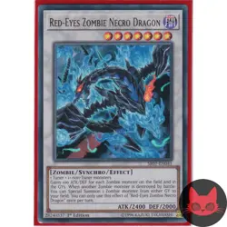 Yugioh Red-Eyes Zombie Necro Dragon SR07-EN041 Ultra Rare 1st Edition NM - Image 1