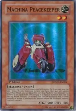 Machina Peacekeeper - SDMM-EN003 - Super Rare - 1st Edition Yugioh - Image 1