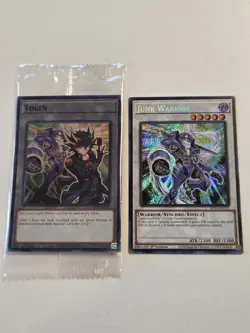 Yusei & Junk Warrior TKN5-EN034 Doom of Dimensions Yugioh Token +1 BONUS MP24 - Image 1
