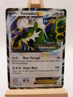 Pokemon Staff Promo Card - Tornadus EX BW96 (Legendary Treasures) - Image 1