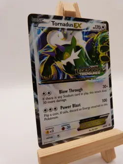 Pokemon Staff Promo Card - Tornadus EX BW96 (Legendary Treasures) - Image 2