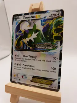 Pokemon Staff Promo Card - Tornadus EX BW96 (Legendary Treasures) - Image 3