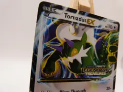 Pokemon Staff Promo Card - Tornadus EX BW96 (Legendary Treasures) - Image 5