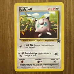Pokemon TCG - Jigglypuff - Black Star Promo Card 7 - MINT CONDITION - Image 1