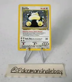 Snorlax 11/64 - Jungle Set WOTC *MP* Holo Rare Pokemon Card *Free Tracked Post* - Image 1