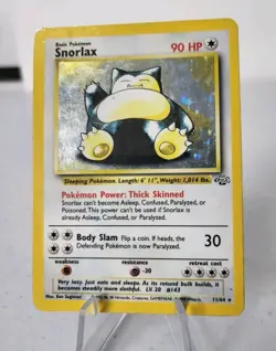 Snorlax 11/64 - Jungle Set WOTC *MP* Holo Rare Pokemon Card *Free Tracked Post* - Image 2