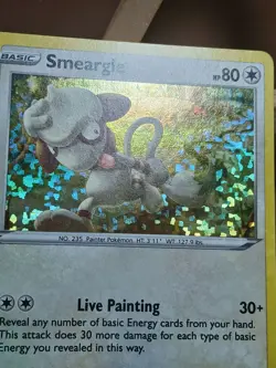 MP Pokemon Card Smeargle 15/15 McDonalds Promo 2022 Holo Rare - Image 4