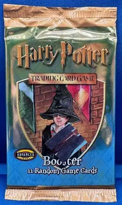 Harry Potter Base Set Trading Card Game (1)Booster Pack 2001 FACTORY SEALED 742818140294 - Image 4