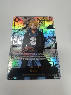 OP13-120 Sabo SEC Manga Rare (Super Alternate Art) One Piece Card Game English - Image 1