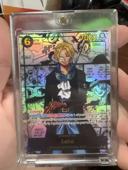 OP13-120 Sabo SEC Manga Rare (Super Alternate Art) One Piece Card Game English - Image 3