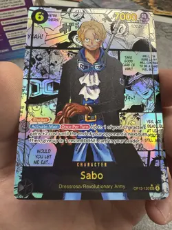 OP13-120 Sabo SEC Manga Rare (Super Alternate Art) One Piece Card Game English - Image 5