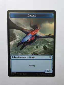 Koma's Coil - Drake 0007-0006 Double Sided Token Karlov Manor Commander MTG NM - Image 2