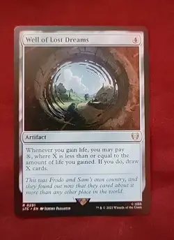 Well of Lost Dreams 0291 Non Foil Rare LOTR Commander MTG Near Mint - Image 1