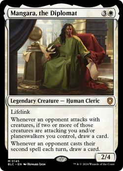 Mangara, the Diplomat #145 | Near Mint | BLC Bloomburrow Commander Magic MTG - Image 1