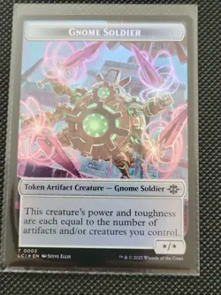 Gnome Gnome Soldier - #16 #3 - Token - Foil - The Lost Caverns of Ixalan - Image 2