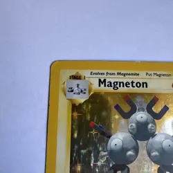 Pokemon TCG Magneton Base Set Holo Unlimited Rare Card 9/102 Moderate Played - Image 5