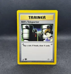 Pokemon Bills Teleporter 91/111 1ST EDITION NEO GENESIS 2000 TCG - Image 1
