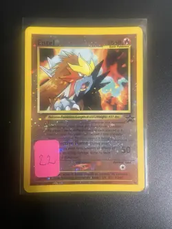 2001 Pokemon Entei Reverse Holo #34 Black Star Promo Lp/mp For Jamar-3180 Lot 7 - Image 1