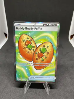 Buddy-Buddy Poffin 167/132 Me01: Mega Evolution Holo Pokemon - - Image 1