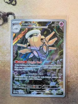 Pokemon shedinja 144/132 Illustration Rare Holo Mega Evolutions - Image 1