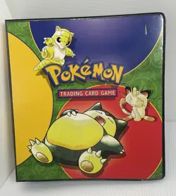 Vintage 1999 Wizards Of The Coast Pokemon Ultra Pro 3-Ring Binder W 3 Sticker Ca - Image 2