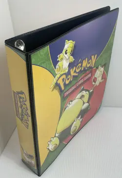 Vintage 1999 Wizards Of The Coast Pokemon Ultra Pro 3-Ring Binder W 3 Sticker Ca - Image 3