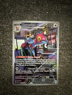 PORYGON-Z FULL ART - POKEMON 214/182 EV4 PAR FAILLE PARADOXE NEUF FR - Image 1