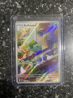 Pokemon TCG Bulbasaur Stellar Crown Illustration - Image 1