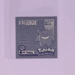 Nintendo Pokemon Artbox Series 1 Sticker Gengar #94 1999 - Image 2