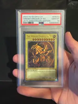 Winged Dragon of Ra Ultra Rare LC01 25th Anniversary GEM MINT 10 - Image 1