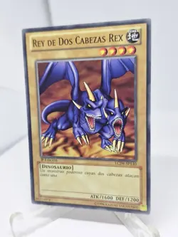 *SPANISH *Two-Headed King Rex LCJW-EN140 X 1 Common 1st Ed Yugioh,LP - Image 3