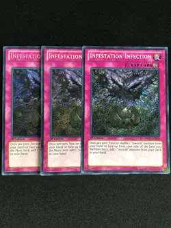 YUGIOH INFESTATION INFECTION HA07-EN030 1ST SECRET X3 - Image 1