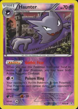 Haunter 34/83 Reverse Holo Uncommon Generations Pokemon Card NM/LP - Image 1
