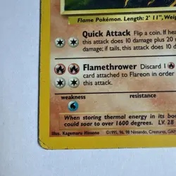 Pokemon Jungle Flareon 3/64 Holo Rare Card Bundle (Heavy Play) - Image 3