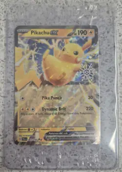 Pokemon Card - Pikachu - Snowflake Holiday Promo - Sealed - 063/193 - Image 1