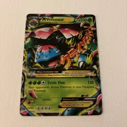 2014 Pokemon Card M VENUSAUR EX Full Art 2/146 XY Evolutions MEGA - Image 1