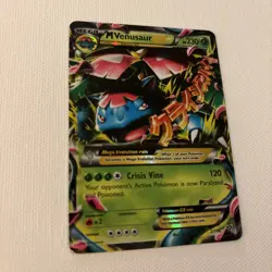 2014 Pokemon Card M VENUSAUR EX Full Art 2/146 XY Evolutions MEGA - Image 2