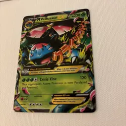 2014 Pokemon Card M VENUSAUR EX Full Art 2/146 XY Evolutions MEGA - Image 3