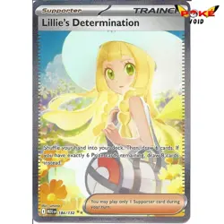 184/132 Lillie's Determination : Special Illustration Rare Card : ME-01 Mega Evo - Image 1