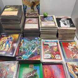 4.4lb Vintage Mystery Box Trading Card Lot Magic the Gathering Marvel MTG & More - Image 3