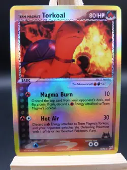 Pokemon Reverse Foil Card - Torkoal 12/95 Magma Vs Aqua (15/03/2004) - Image 1