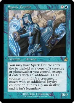 Spark Double (Retro Frame) -Foil Near Mint MTG Ravnica Remastered - Image 1